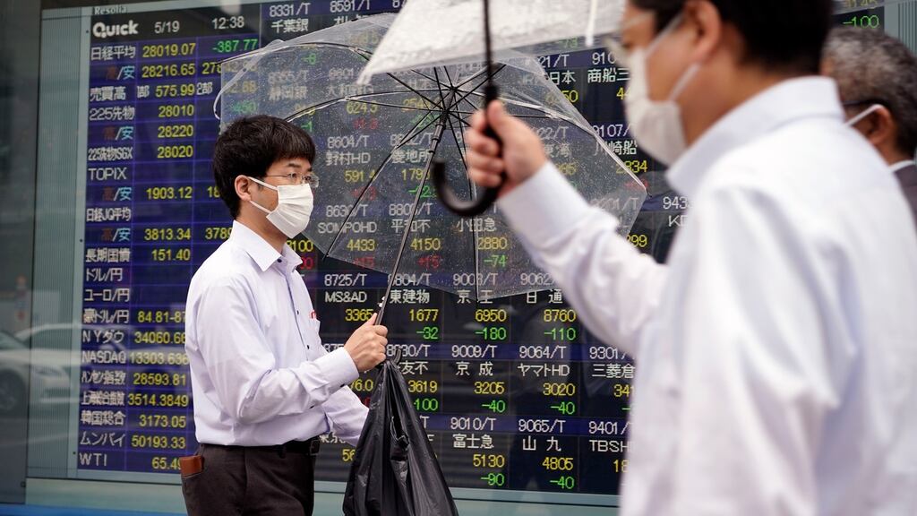 The Nikkei jumped by 2.1 per cent . MSCI’s broadest index of Asia-Pacific shares outside Japan rose 1.1 per cent and hit its highest level this month. The Hang Seng climbed 0.6 per cent , but Chinese blue chips were an outlier, slipping 0.1 per cent a day after closing at a near three-month high.