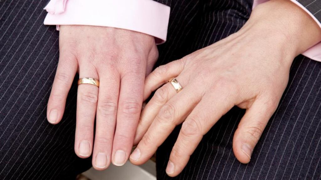 ‘This referendum, if passed, would have two effects. Most obviously, gay people could get married. Related to this, the Oireachtas would no longer be able, solely on the ground that they are of the same sex, to discriminate against gay couples.’ Photograph: Getty Images
