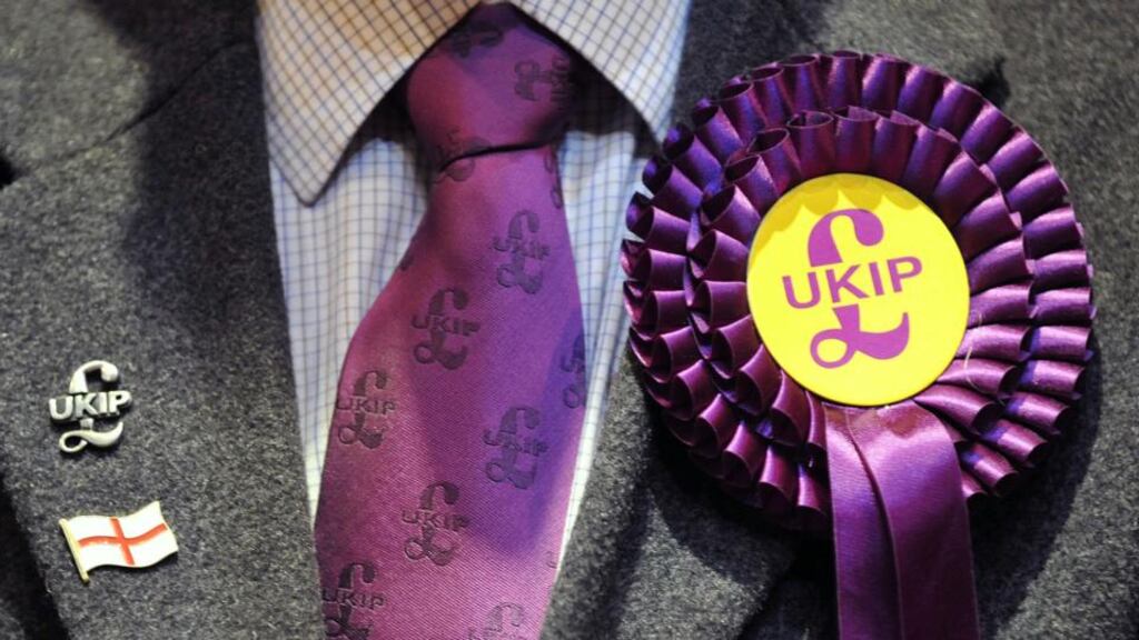 A Ukip MEP has been forced to reject a claim by one of the party’s donors that it was ’hostile behaviour’ for women to wear trousers rather than skirts. Phototgraph: Nick Ansell/PA Wire