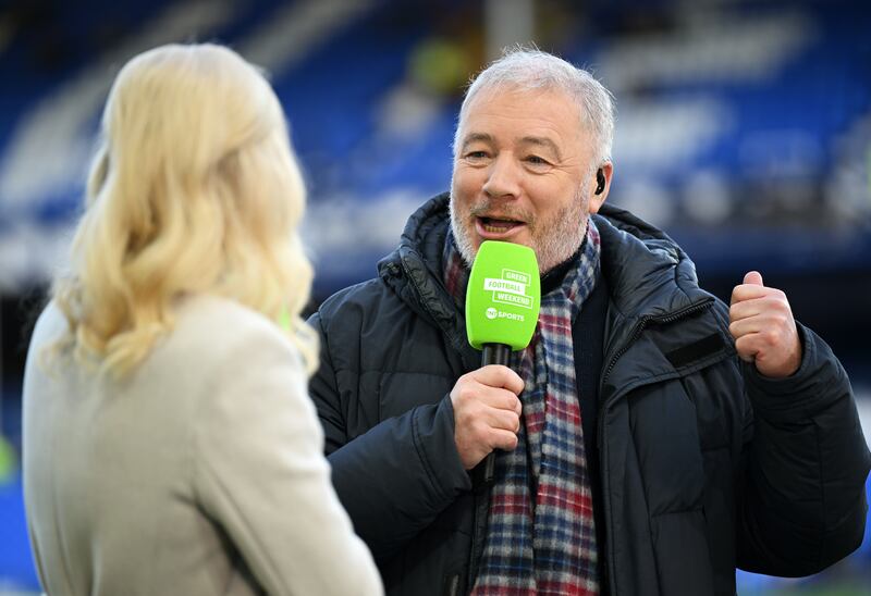 Ally McCoist: expected the usual fevered atmosphere at Ibrox Park for the Glasgow Old Firm derby between Rangers and Celtic. Photograph: Michael Regan/Getty Images