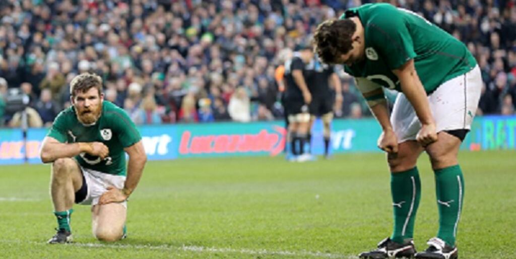 'It was a horrible feeling afterwards. Worst changing room I have ever been in. And I’ve been in some dark rooms.' Photograph: James Crombie/Inpho