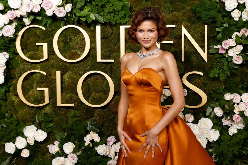 Zendaya at the 2025 Golden Globe Awards at The Beverly Hilton in Beverly Hills, California. Photograph: Taylor Hill/FilmMagic