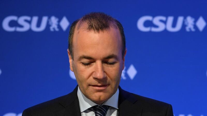 EPP leader Manfred Weber: Emmanuel Macron and Pedro Sánchez do not want him as the president of the European Commission. Photograph: Christof Stache