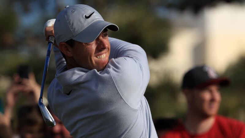Rory McIlroy slipped down the leaderboard after a second round 73. Photograph: Sean M. Haffey/Getty