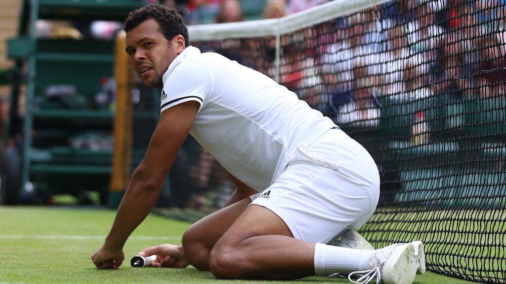 Jo-Wilfried Tsonga: “The girls, they are more unstable emotionally than us … It’s just about hormones and all this stuff.” Photograph: Julian Finney/Getty Images