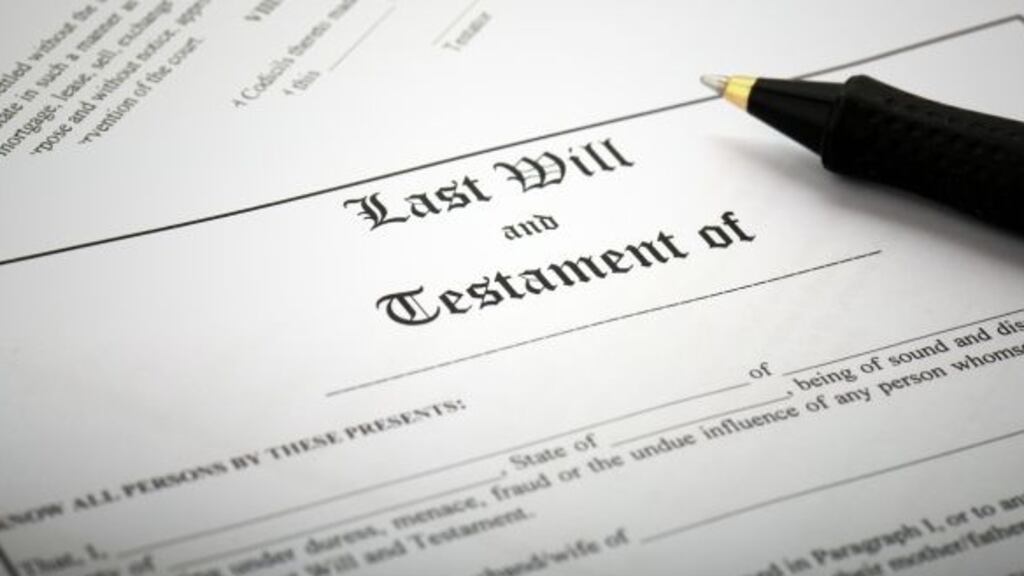 There is no tax liability on any bequest to you from your former husband, so there are no legal grounds that I can see for your husband’s solicitor withholding 15 per cent of the bequest to cover tax