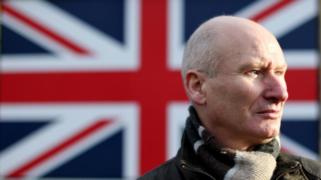 Billy Hutchinson says political unionism in the North must join the debate about a united Ireland, even if they do not want one.  Photograph: Peter Muhly/AFP/Getty