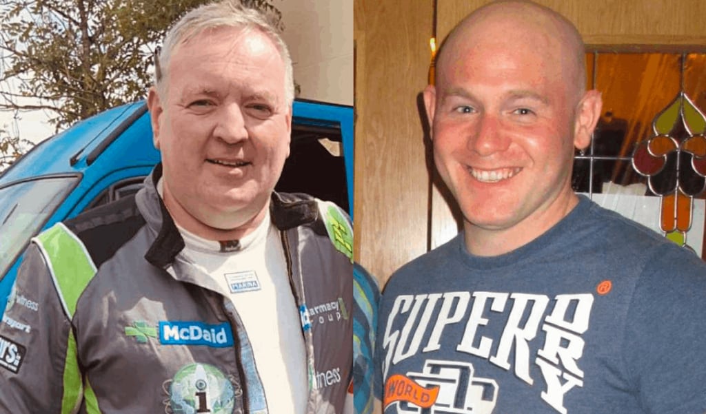 Daire Maguire (46) from Lisnaskea, Co Fermanagh and Gene McDonald (35), a native of Cootehill, Co Cavan, were popular members of the rallying community