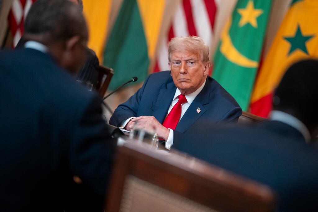 US President Donald Trump told US media that a letter outlining tariffs on EU states was due imminently. Photograph: Doug Mills/The New York Times