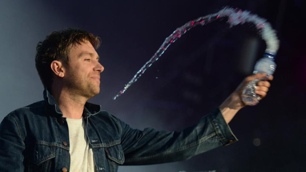 Damon Albarn of Blur at Imma. .Photograph: Cyril Byrne / The Irish TImes