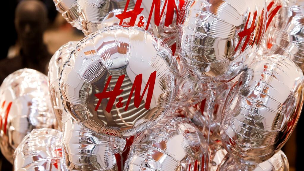 H&M’s operating profit fell 62 per cent in the three months through February. Photograph: Maxim Shemetov/Reuters