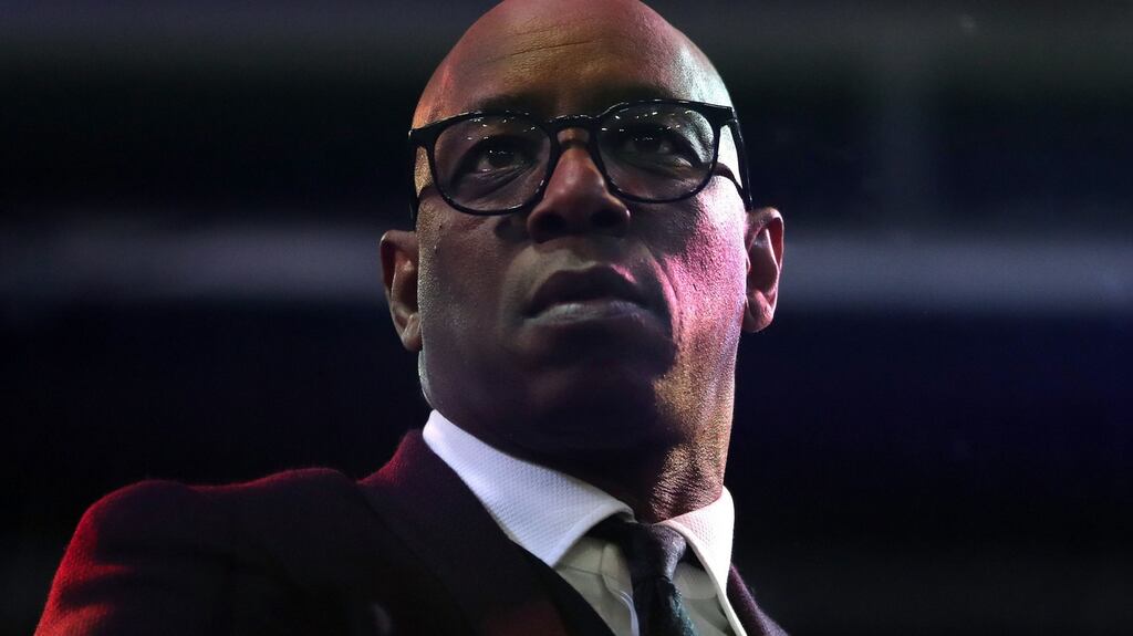 Former Arsenal and England player Ian Wright . Photograph: Nick Potts/PA Wire