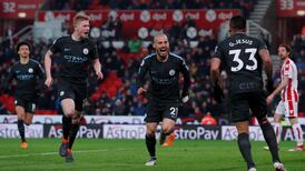 Silva on the double as Manchester City do it at Stoke