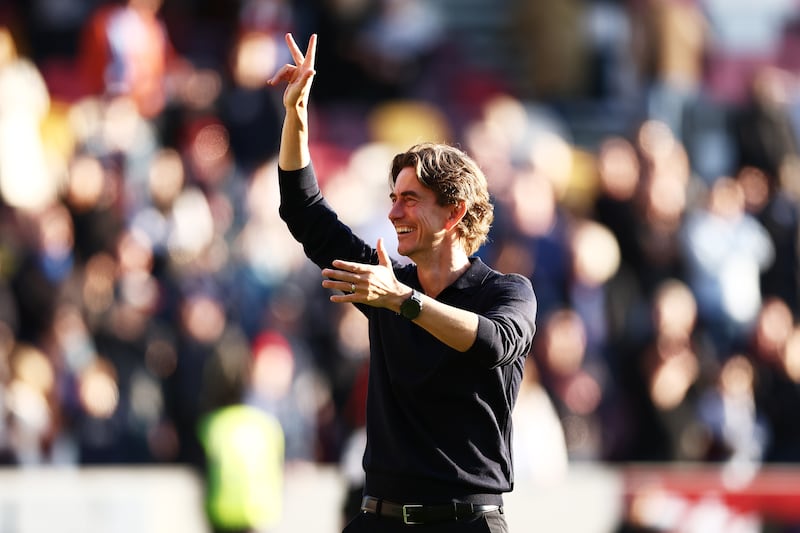 Brentford manager Thomas Frank: he has put in six good seasons at the club. Photograph: Naomi Baker/Getty Images
