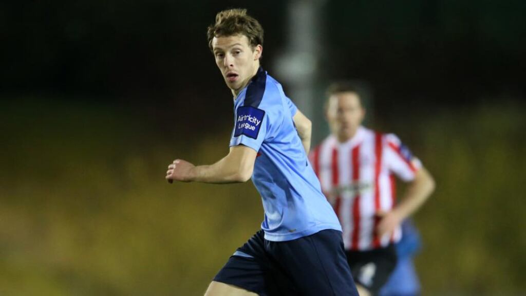David McMillan: scored twice for UCD at the Carlisle Grounds