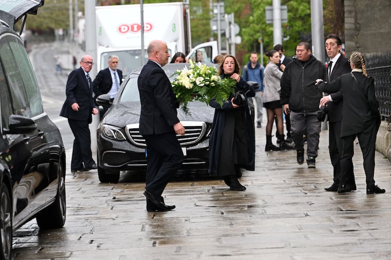 Tony Felloni's funeral took place at St Saviour's Church on Dominick Street, Dublin 1