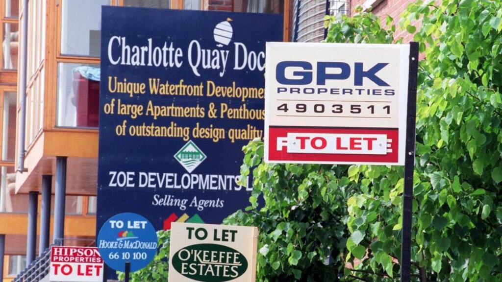 Average price of rent has also increased in Cork and Galway, but has decreased in Limerick and Waterford. Photograph: Paddy Whelan