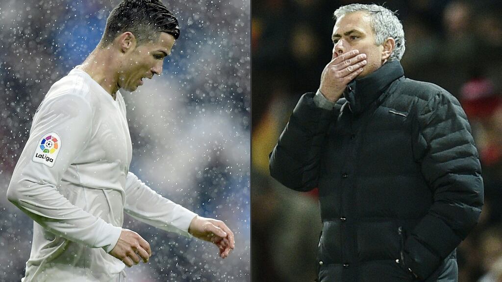 Real Madrid star Cristiano Ronaldo and Manchester United coach Jose Mourinho hit back at claims over their tax arrangements with their agent declaring they had fully complied with British and Spanish fiscal requirements. Photo: Getty Images
