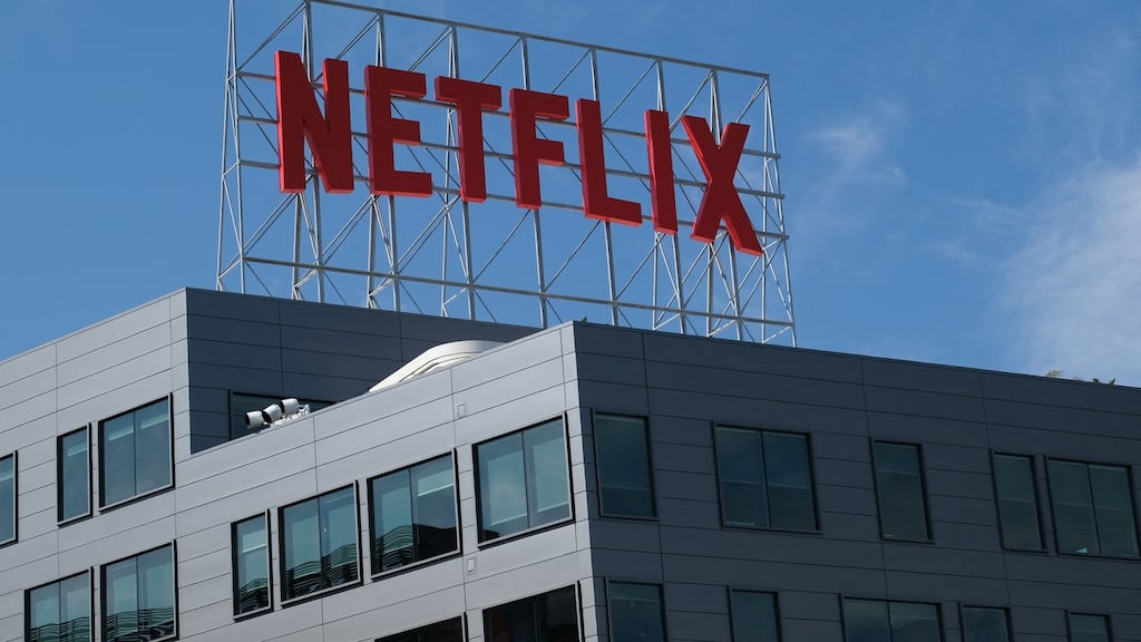 Netflix shares have fallen almost 70 per cent since October. Photograph: Chris Delmas/AFP via Getty Images