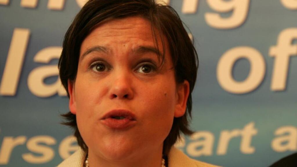 Mary Lou McDonald said she doesn’t want the resource centres to face any more cuts. Photograph: The Irish Times
