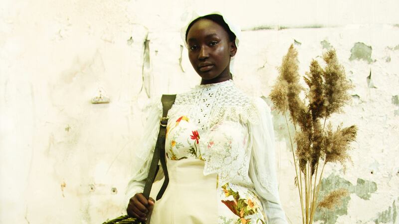 Laoise Carey reappropriates vintage fabrics and textiles from her aunt’s farm. Photograph: Dean Ryan McDaid