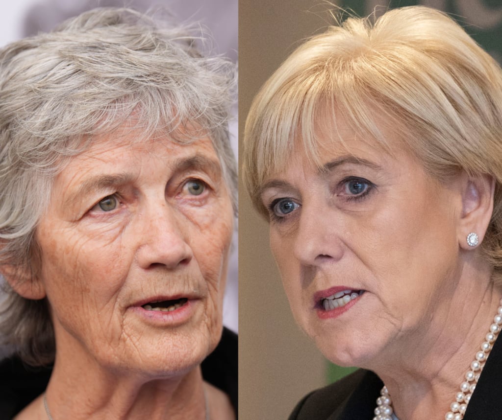 Presidential election candidates Catherine Connolly and Heather Humphreys are entering the final days of campaigning before the election. Photographs: PA/ Irish Times