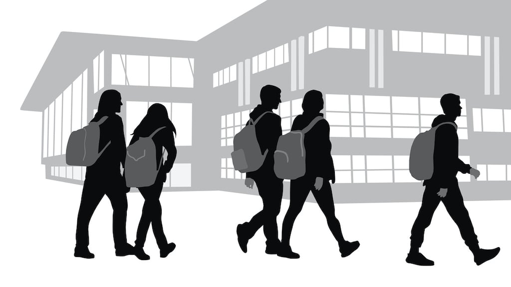 Students clearly associate the need to adhere to Covid regulations with teacher authority rather than with safety and public health. Photograpgh: iStock