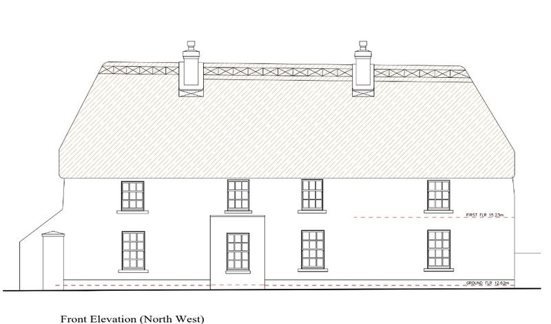 A surveyor's drawings delivered a clear idea of the dimensions.