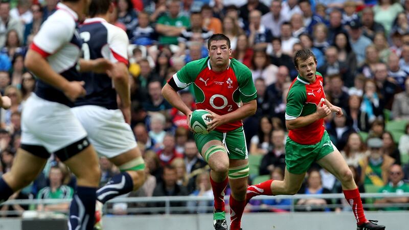 The O2 Challenge between Connacht/Munster and Leinster/Ulster - the first game at the new Aviva Stadium in 2010. Photograph: Inpho