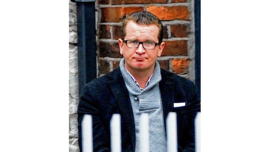 Gary O'Flynn, son of former Cork TD Noel O'Flynn, at Cork District Court yesterday. photograph: daragh mcsweeney