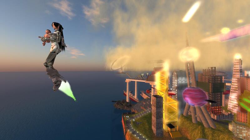 Cao Fei, Live in RMB City, 2009, Machinima, 24 minutes 50 seconds. Photograph: Artist and Vitamin Creative Space