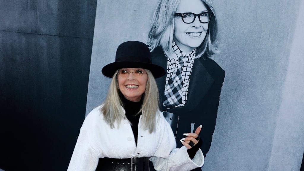 Diane Keaton arrives for the American Film Institute Lifetime Achievement Gala   in Hollywood where she received a lifetime achievement award earlier this month. Photograph: EPA/Paul Buck