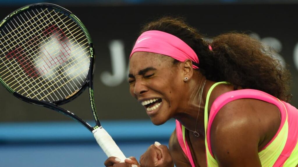 Serena Williams is through to the second round of the Australian Open after she beat Belgium’s Alison Van Uytvanck in straight sets. (Photograph: William WestGetty Images)