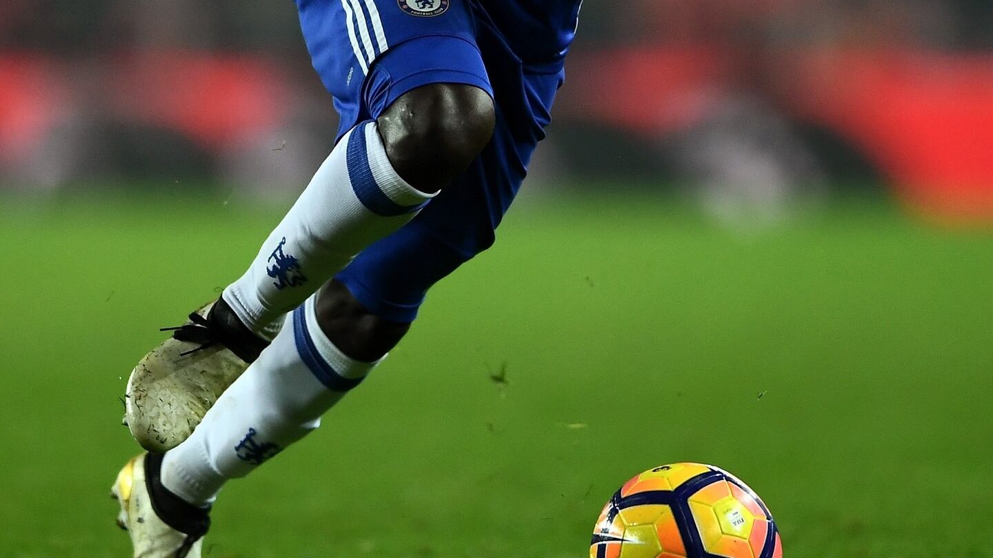 N’Golo Kante of Chelsea: looking for successive league titles with different clubs. Photograph: Laurence Griffiths/Getty