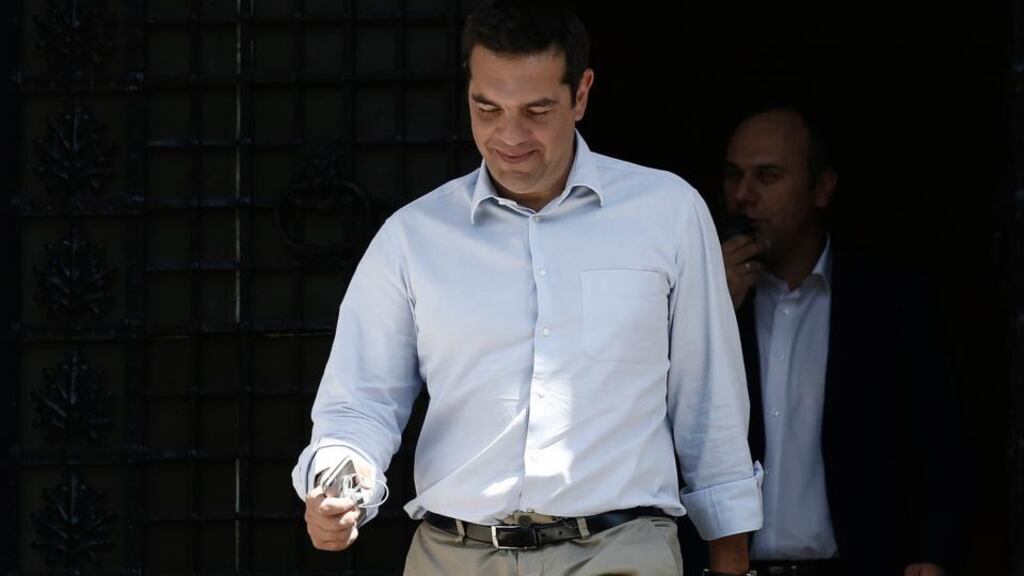 Alexis Tsipras is expected to call elections for September 20th Photograph: Bloomberg