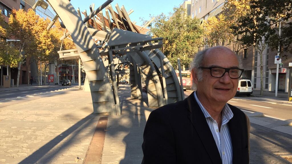 Architect Oriol Capdevila in Barcelona’s Poble Nou district where he helped build the Olympic Village. Photograph: Guy Hedgecoe