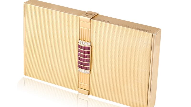 Lot 39 Van Cleef & Arpels diamond and ruby minaudiere from 1935 (€15,000- €20,000)