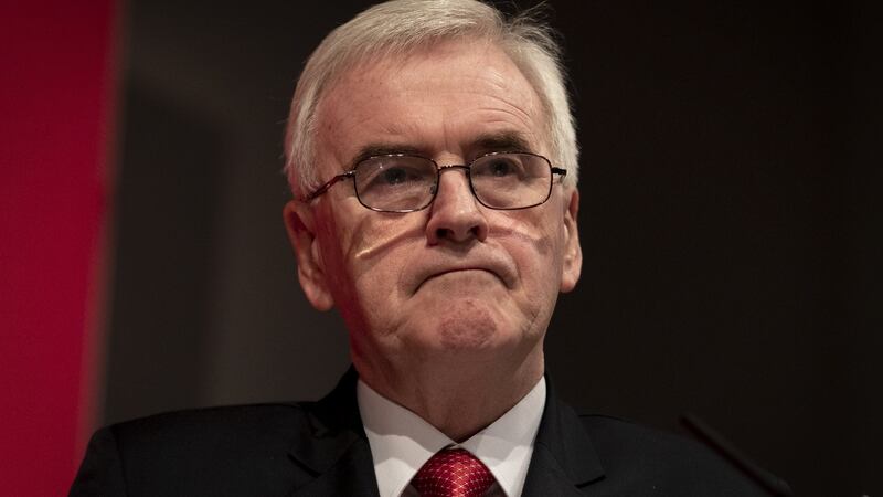 Labour’s shadow chancellor John McDonnell will portray Johnson as a prime minister in the pocket of billionaires. Photogrpah: Dan Kitwood/Getty Images
