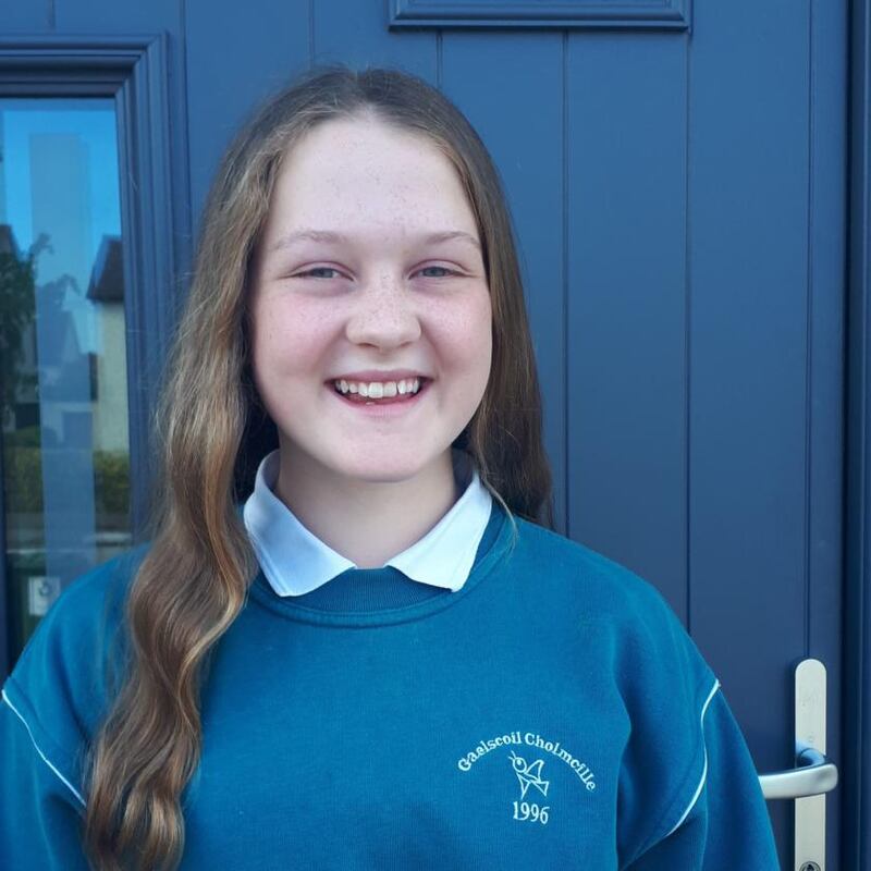 Olivia Lyons (12). She is due to start first year in secondary school.