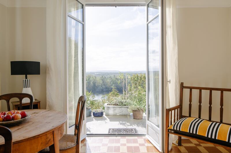 Atelier Samuel Beckett: the view over the River Seine. Photograph: Giaime Meloni
