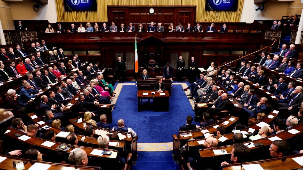 The first sitting of the 33rd Dáil in Leinster House this week. Photograph: Maxwell Photography