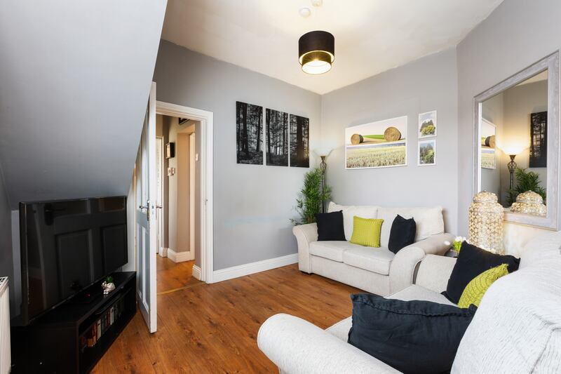 The livingroom is a cosy space at the centre of the ground floor.