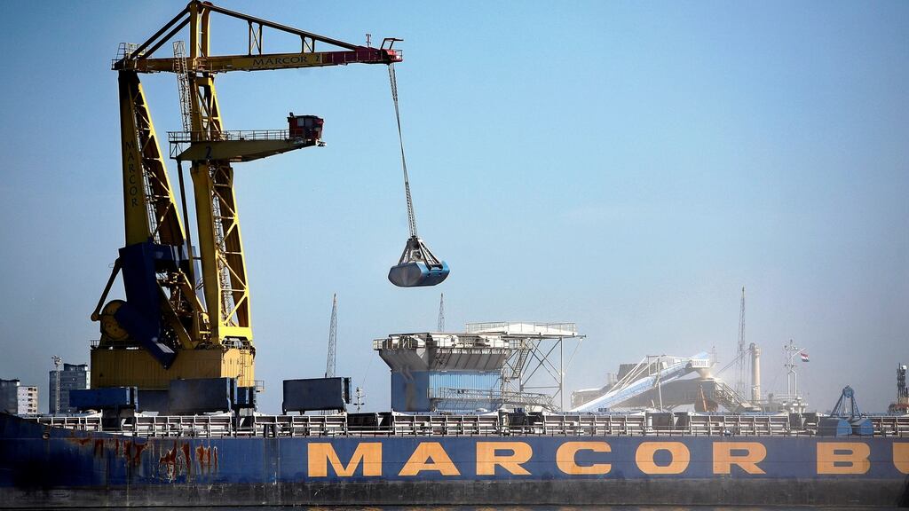 Net portfolio investments in the euro zone surging to €52.8 billion euro from €11.6 billion in June. Photograph: Jerry Lampen/Reuters