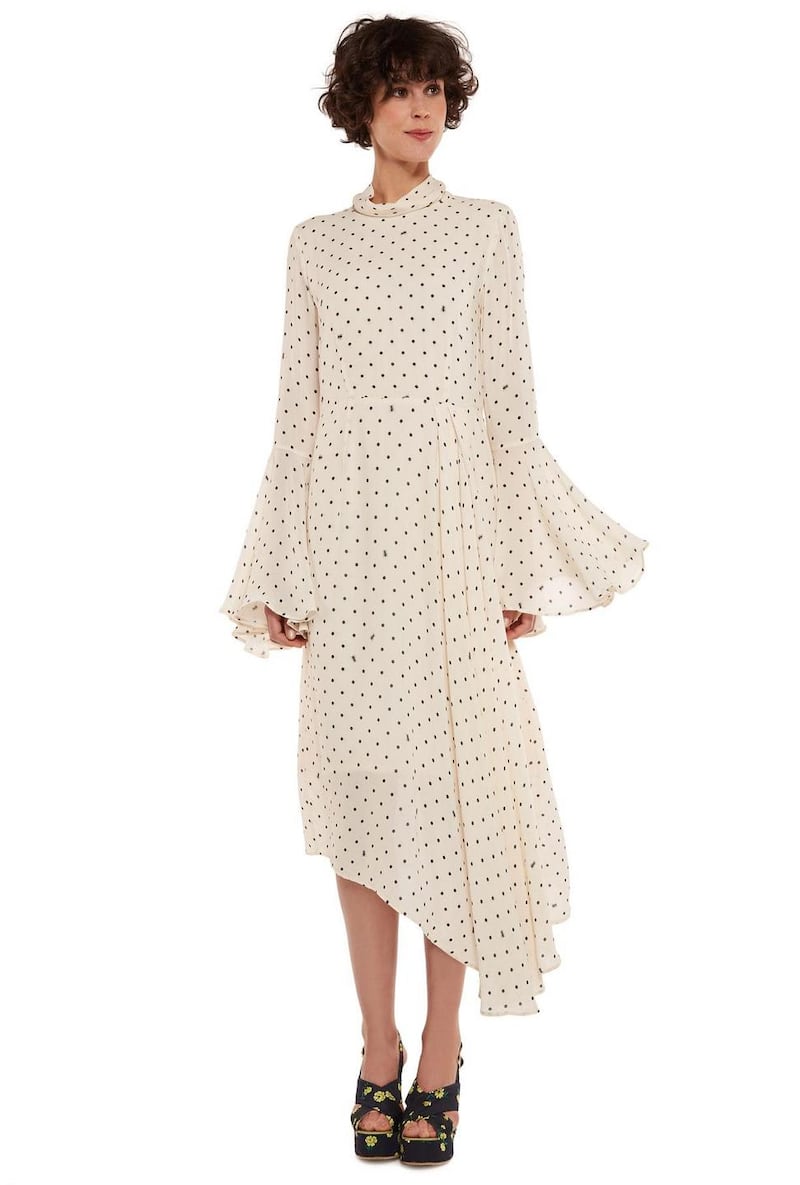 Flute sleeve polka dot dress, Û295, Essential Antwerp