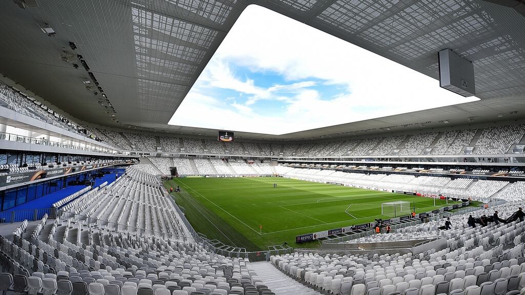 The Nouveau Stade de Bordeaux, which replaces one of the 1998 World Cup’s most distinctive venues, opened in May. It has been used regularly this season for Ligue One club games and other events. It holds 42,115 people and cost €183 million to construct.