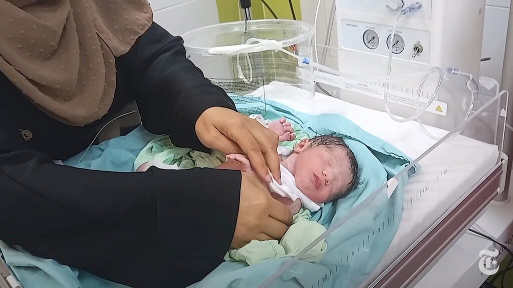 Samah Qeshta, a 29-year-old midwife, is one of about 50,000 pregnant women in the Gaza Strip relying on a health care system that has been crippled by Israel’s ongoing siege.