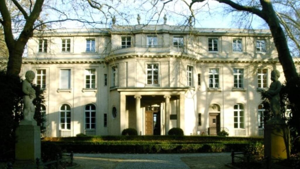 The Wannsee Villa in Berlin, where on  January 20th,   1942, Adolf Eichmann and Reinhard Heydrich met with others to plan the ‘Final Solution’