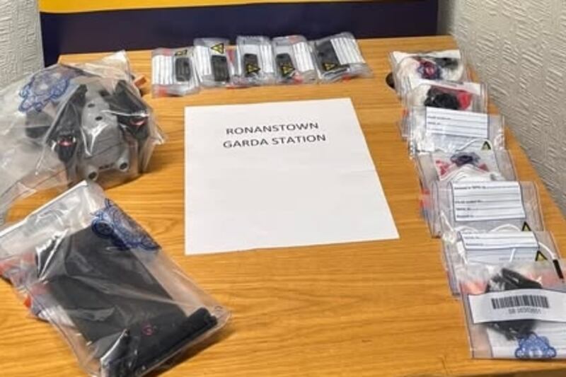 Items seized by gardaí as part of an operation targeting the supply of controlled substances into prisons in the west Dublin area. Photograph: An Garda Síochana