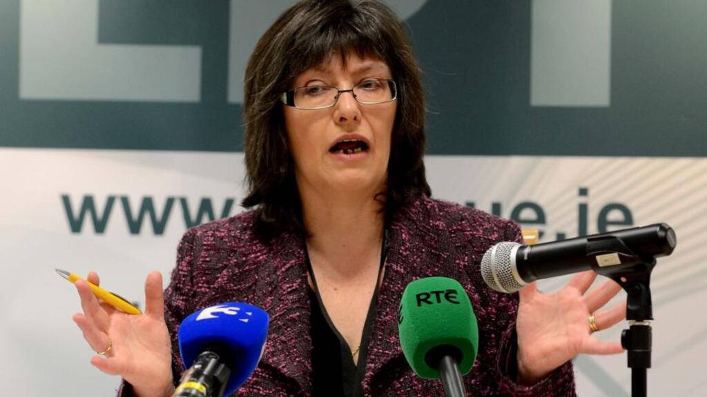 Josephine Feehily speaking at a recent  press briefing by Revenue on the local property tax. Photograph: David Sleator