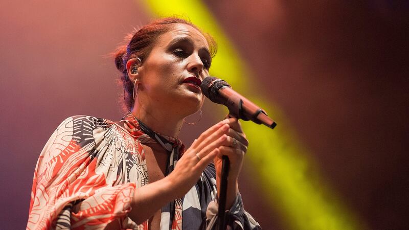 Jessie Ware: she admits early on that she has a cold and “a croak”. Photograph: Dave Meehan